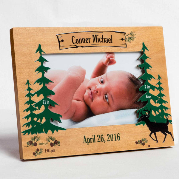 Rustic Cabin - Boy Curious Deer