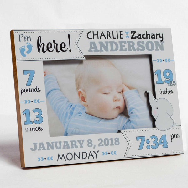 I'm Here! Birth Stats - Boy